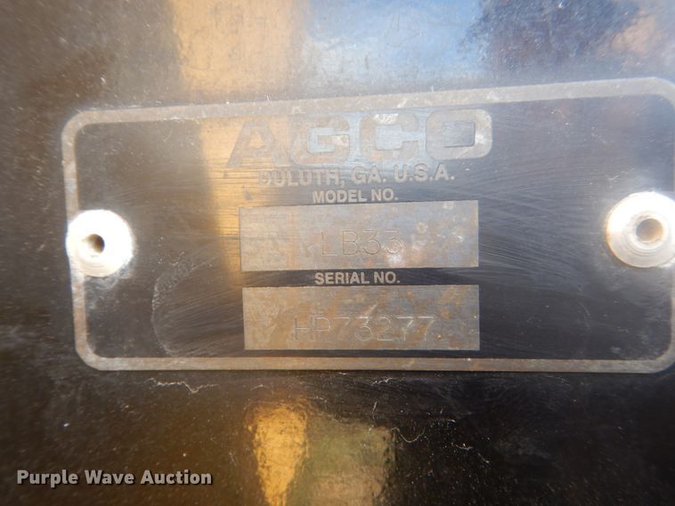 image for item HU9805 2005 Challenger LB33  large square baler