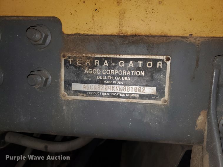 image for item HW9507 2011 Ag-Chem TerraGator 8204  applicator