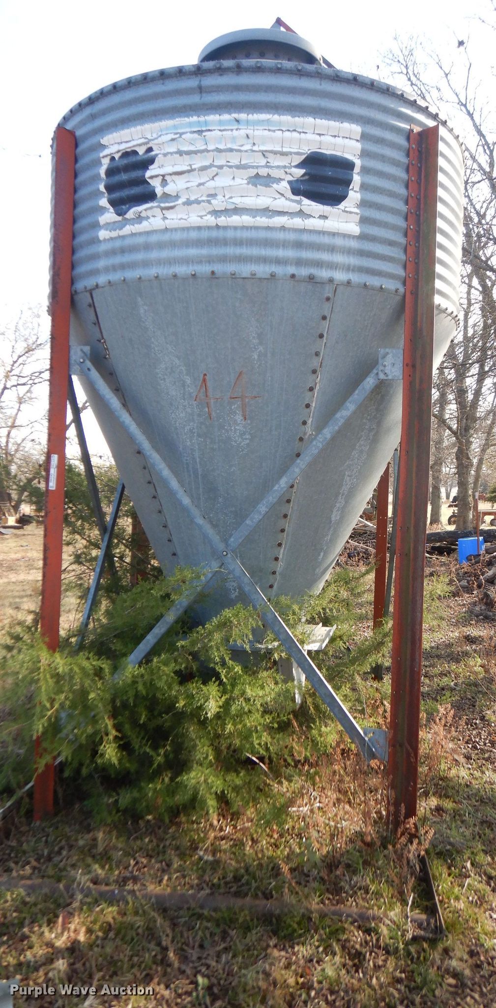 Feed bin in Copan, OK Item GK9468 sold Purple Wave