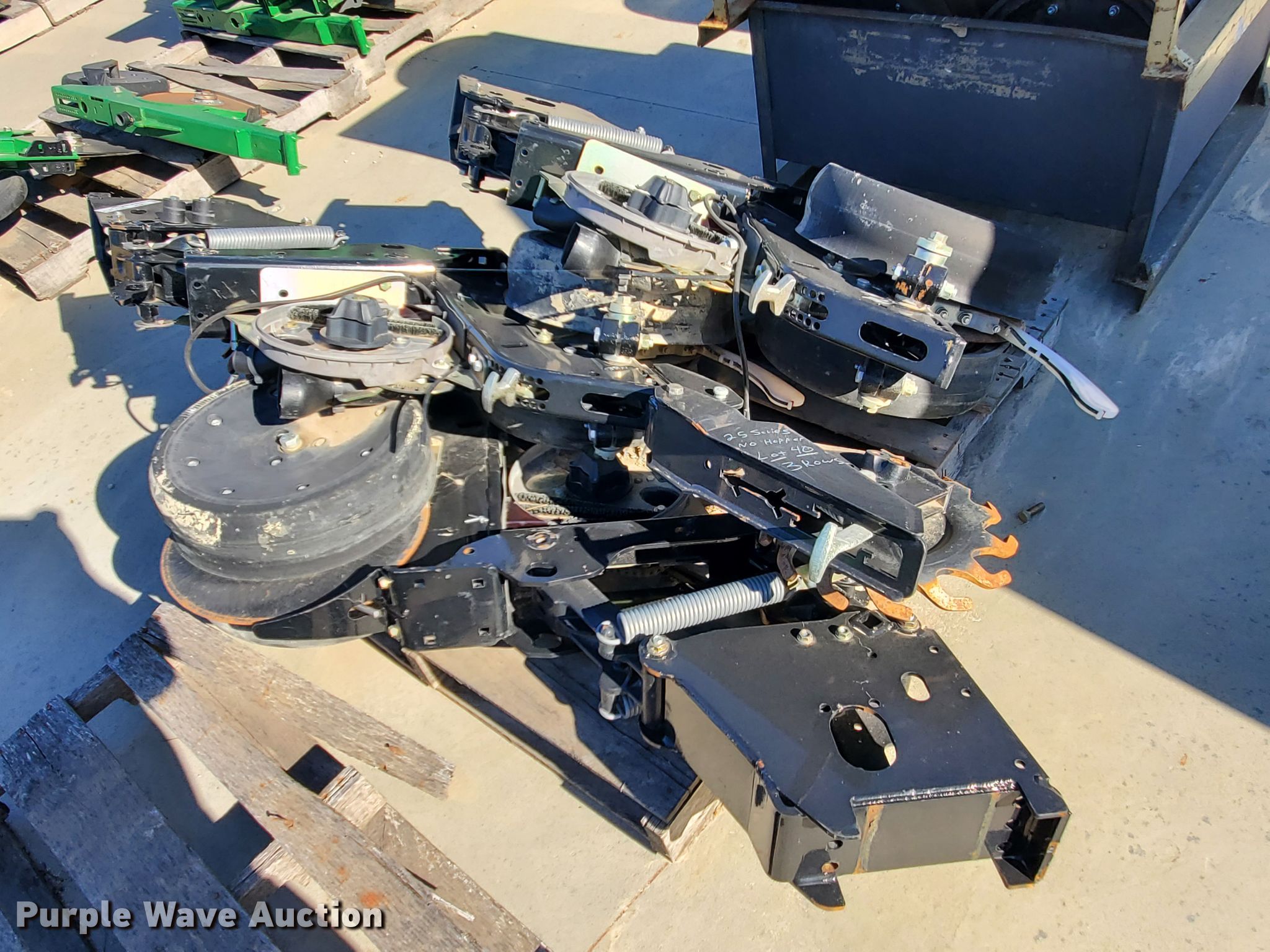 (3) Great Plains 25 series planter opener assemblies in Assaria, KS