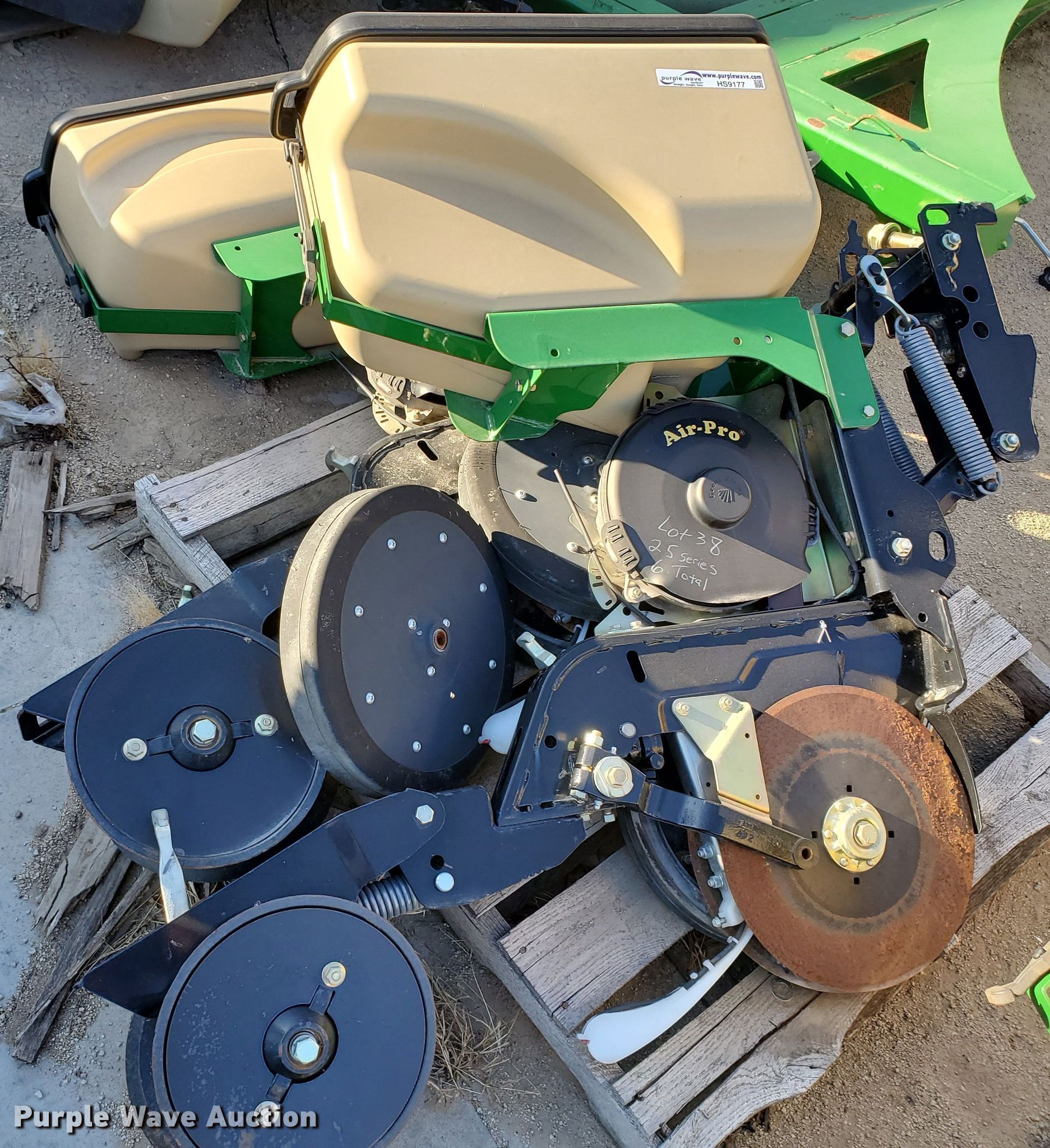 (2) Great Plains 25 series planter row assemblies in Assaria, KS Item