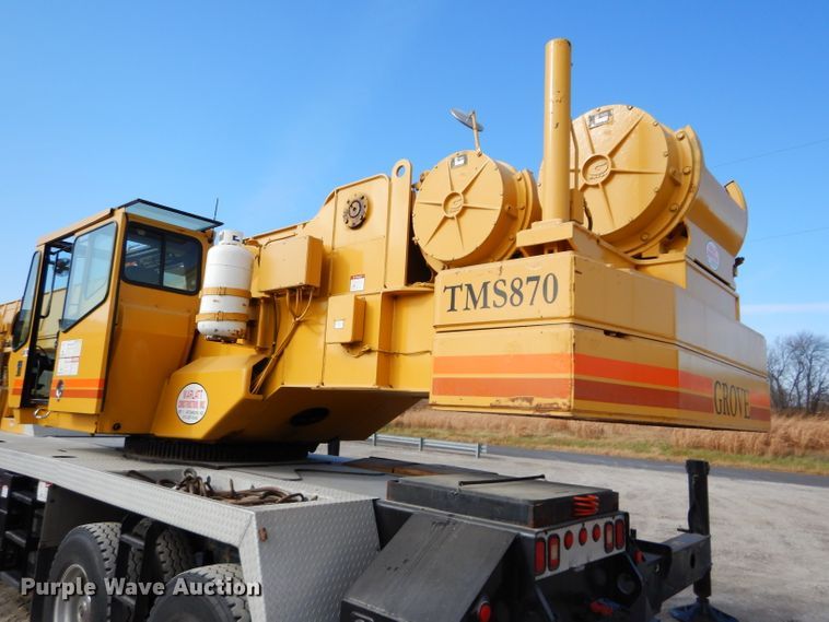 image for item DE2467 1997 Grove TMS870  crane