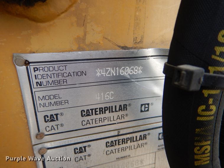 image for item DE2469 1999 Caterpillar 416C  backhoe