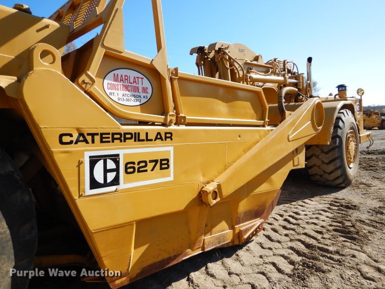 image for item DE2478 1978 Caterpillar 627B  conventional scraper