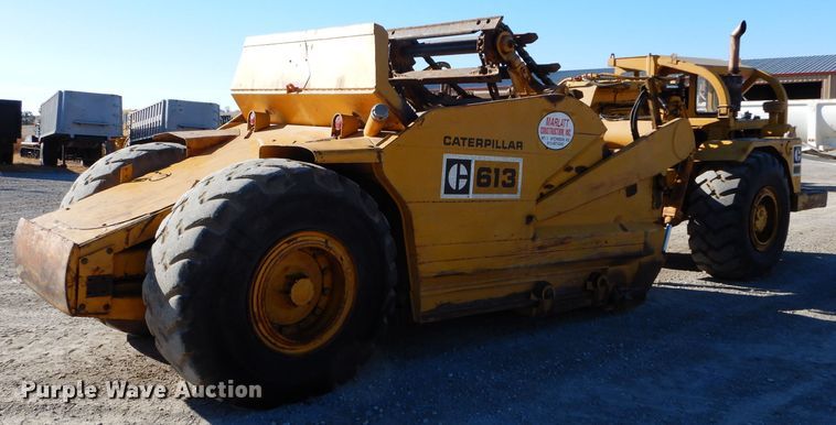 image for item DE2482 1973 Caterpillar 613  elevating scraper