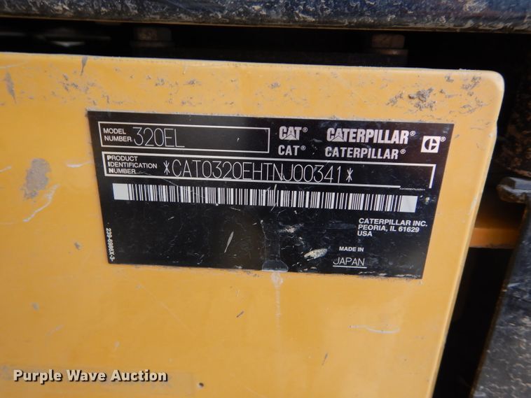 image for item DE2483 2014 Caterpillar 320E L  excavator