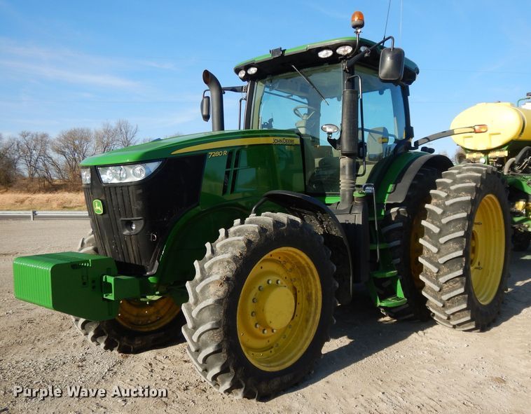 image for item DE2486 2012 John Deere 7280R  MFWD tractor