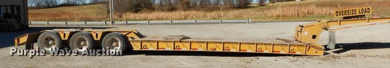 image for item DE2492 1992 Load King PHD100-3 lowboy equipment trailer