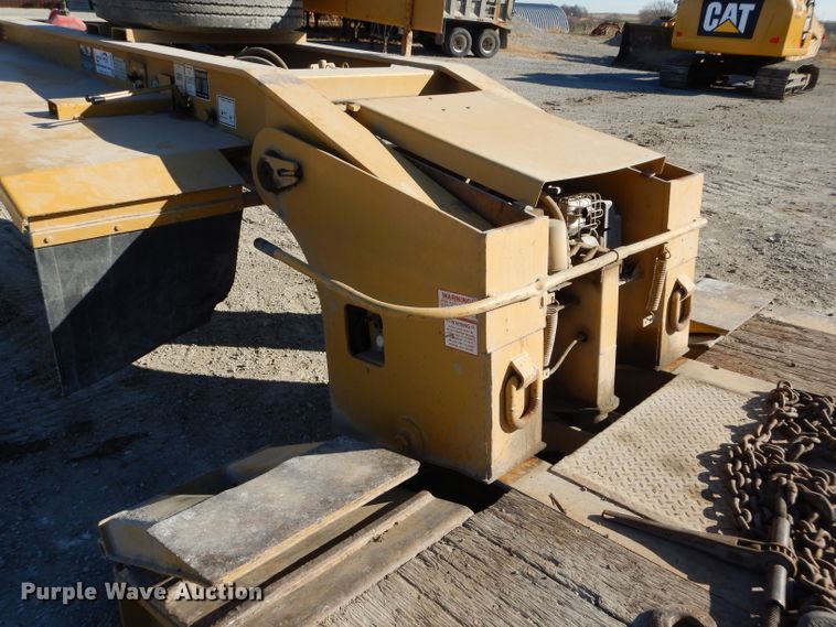 image for item DE2492 1992 Load King PHD100-3 lowboy equipment trailer