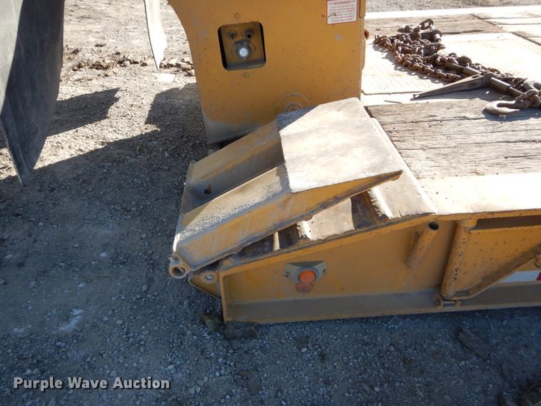 image for item DE2492 1992 Load King PHD100-3 lowboy equipment trailer