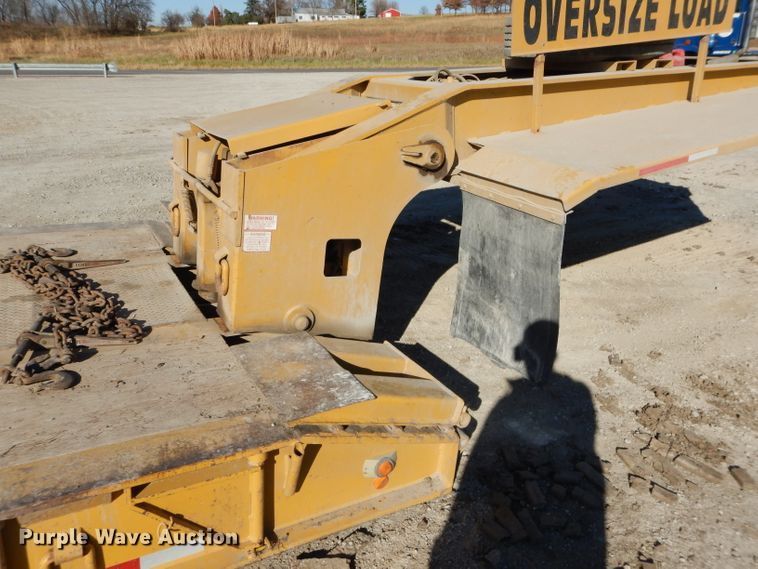 image for item DE2492 1992 Load King PHD100-3 lowboy equipment trailer