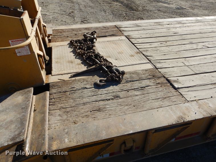 image for item DE2492 1992 Load King PHD100-3 lowboy equipment trailer