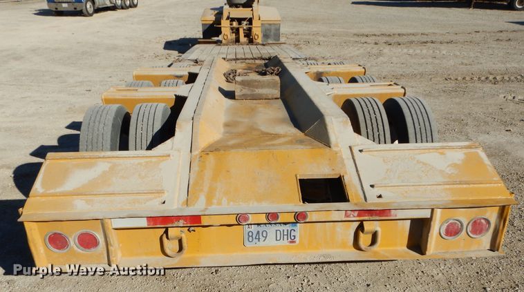 image for item DE2492 1992 Load King PHD100-3 lowboy equipment trailer