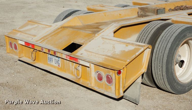 image for item DE2492 1992 Load King PHD100-3 lowboy equipment trailer