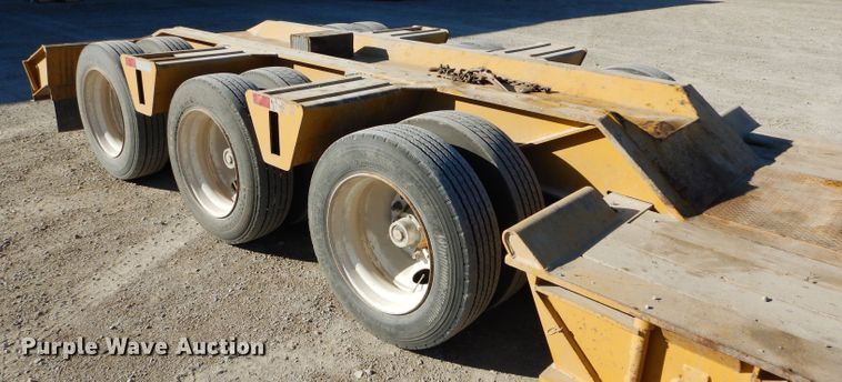 image for item DE2492 1992 Load King PHD100-3 lowboy equipment trailer