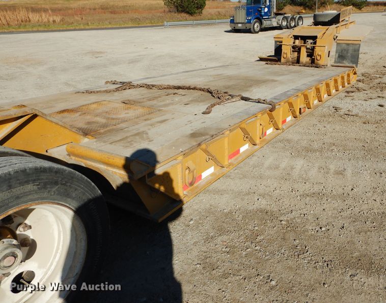 image for item DE2492 1992 Load King PHD100-3 lowboy equipment trailer