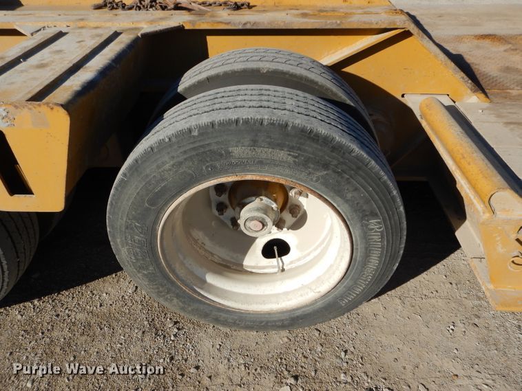 image for item DE2492 1992 Load King PHD100-3 lowboy equipment trailer