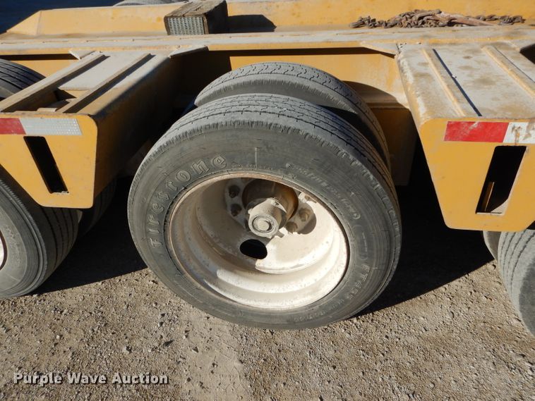 image for item DE2492 1992 Load King PHD100-3 lowboy equipment trailer