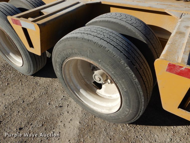 image for item DE2492 1992 Load King PHD100-3 lowboy equipment trailer