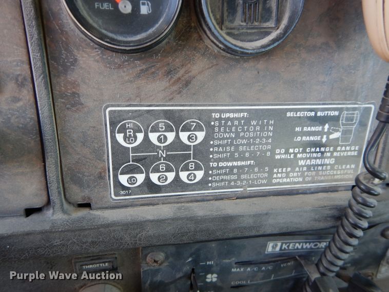 image for item DE2495 1984 Kenworth W900  semi truck