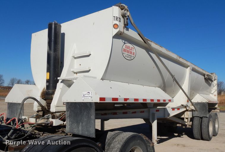 image for item DE2499 2008 CTS HRD-20QF end dump trailer