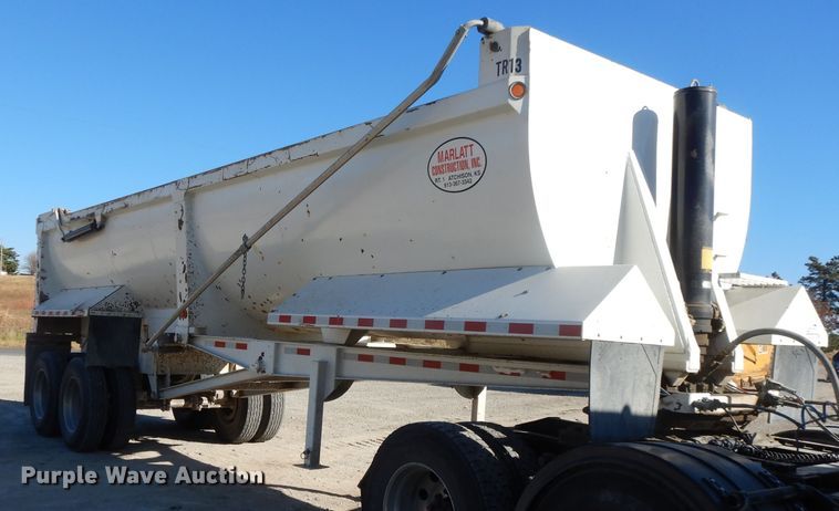 image for item DE2499 2008 CTS HRD-20QF end dump trailer