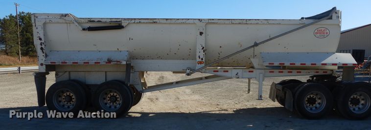 image for item DE2499 2008 CTS HRD-20QF end dump trailer