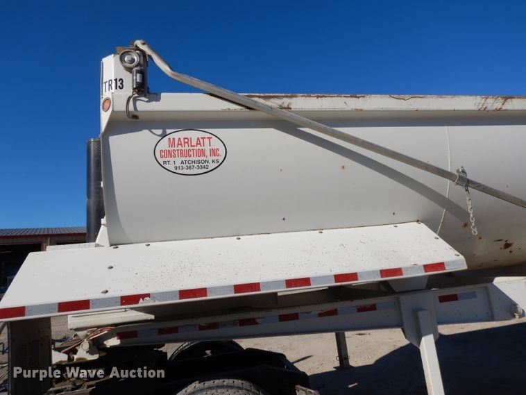 image for item DE2499 2008 CTS HRD-20QF end dump trailer