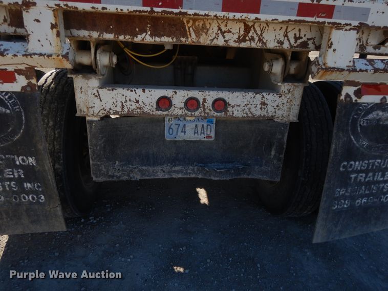 image for item DE2499 2008 CTS HRD-20QF end dump trailer