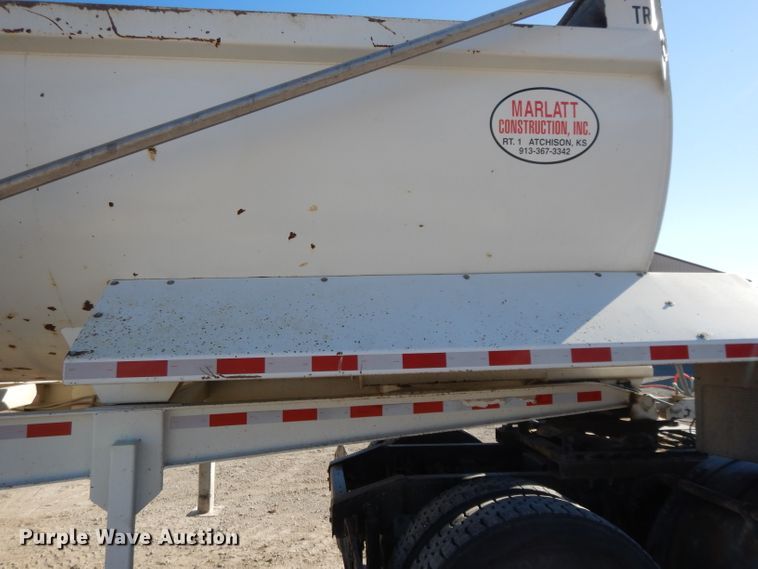 image for item DE2499 2008 CTS HRD-20QF end dump trailer