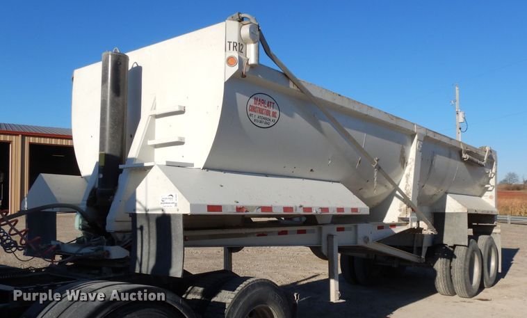 image for item DE2500 2008 CTS HRD-28QF end dump trailer