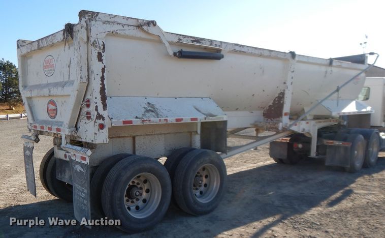 image for item DE2500 2008 CTS HRD-28QF end dump trailer