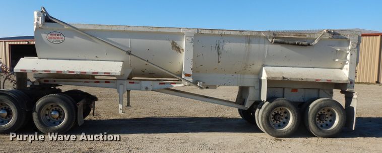 image for item DE2500 2008 CTS HRD-28QF end dump trailer