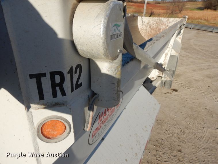 image for item DE2500 2008 CTS HRD-28QF end dump trailer