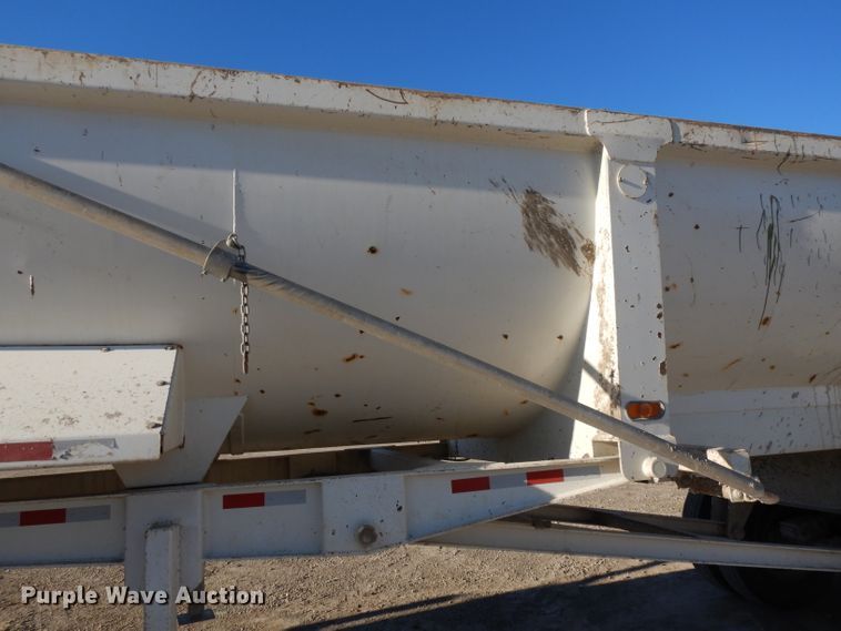 image for item DE2500 2008 CTS HRD-28QF end dump trailer