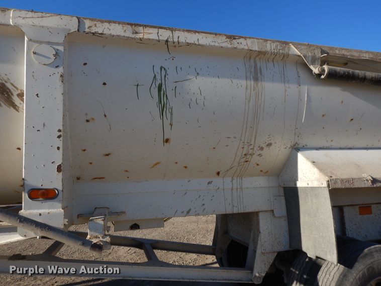 image for item DE2500 2008 CTS HRD-28QF end dump trailer