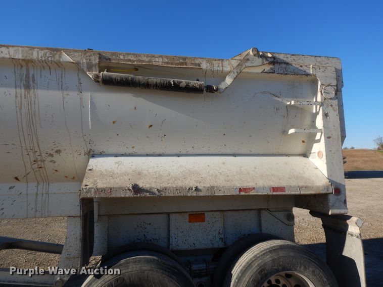 image for item DE2500 2008 CTS HRD-28QF end dump trailer