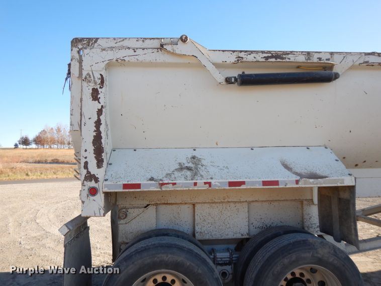 image for item DE2500 2008 CTS HRD-28QF end dump trailer