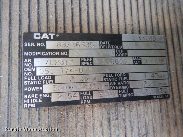 image for item DE2503 1987 Peterbilt 378  dump truck