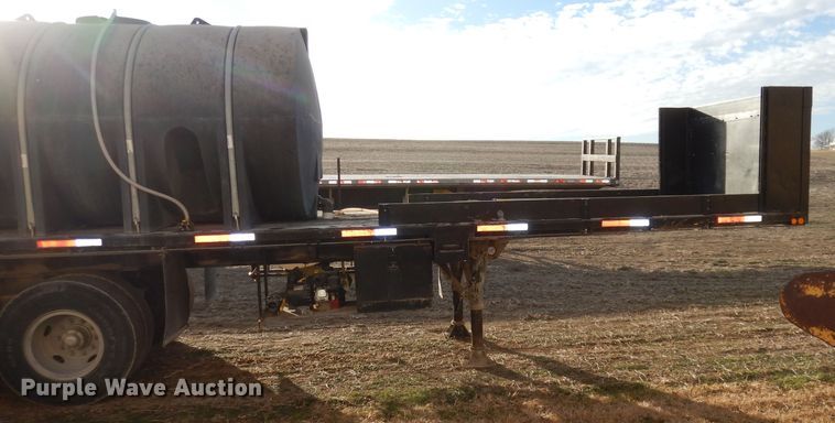 image for item DE2508 1980 Fontaine flatbed trailer with nurse tank