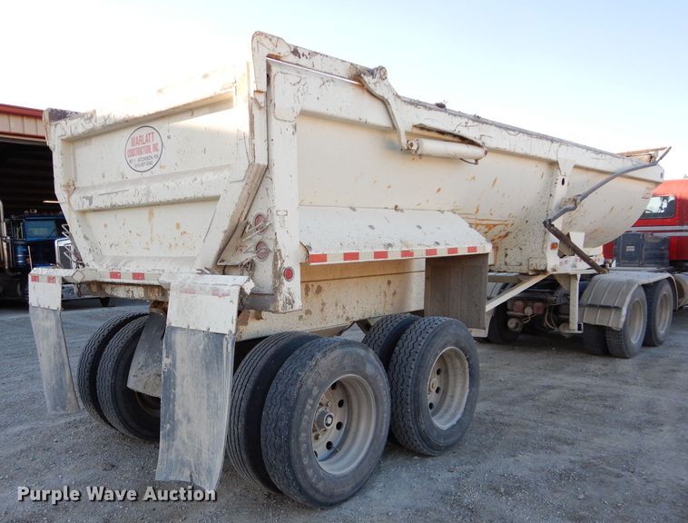image for item DE2509 2002 CPS TSTD32 end dump trailer