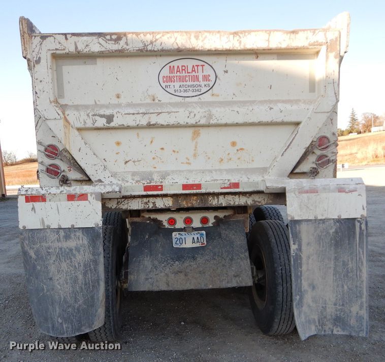 image for item DE2509 2002 CPS TSTD32 end dump trailer