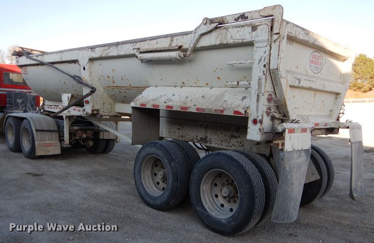 image for item DE2509 2002 CPS TSTD32 end dump trailer