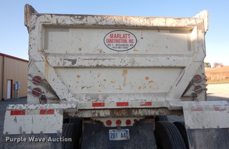 image for item DE2509 2002 CPS TSTD32 end dump trailer