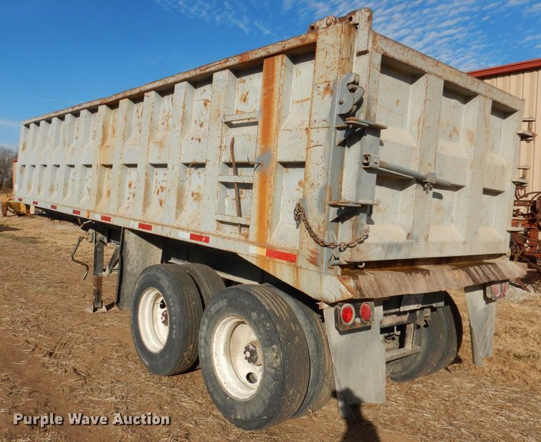 image for item DE2514 1991 Borco DS end dump trailer