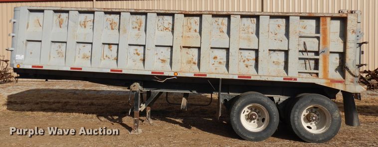 image for item DE2514 1991 Borco DS end dump trailer