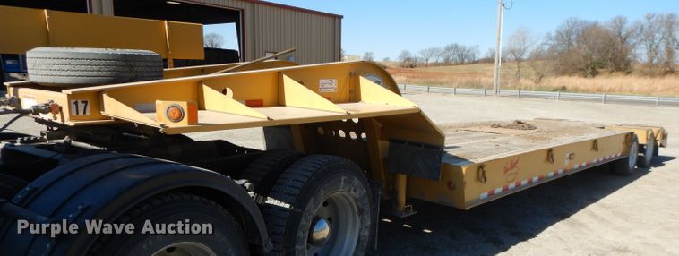 image for item DE2519 2011 Etnyre R35TL lowboy equipment trailer