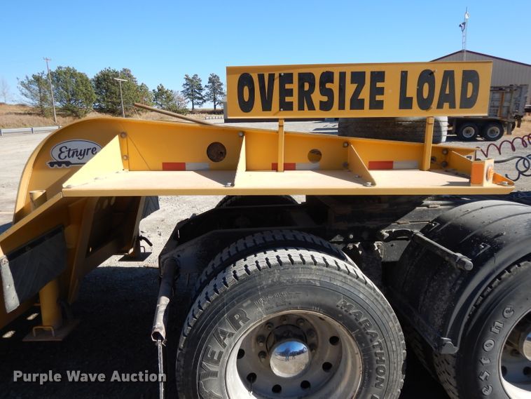 image for item DE2519 2011 Etnyre R35TL lowboy equipment trailer