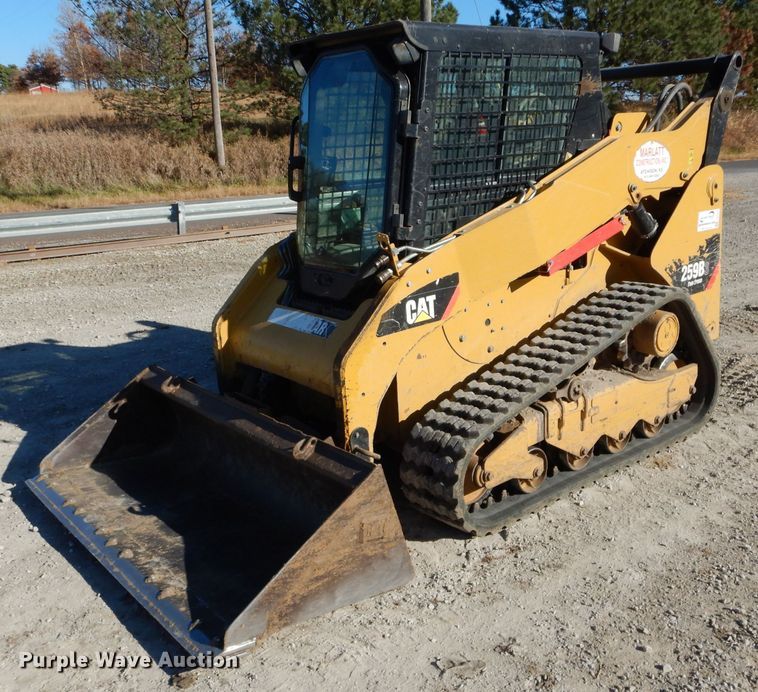image for item DE2522 2012 Caterpillar 259B Series 3  tracked skid steer loader