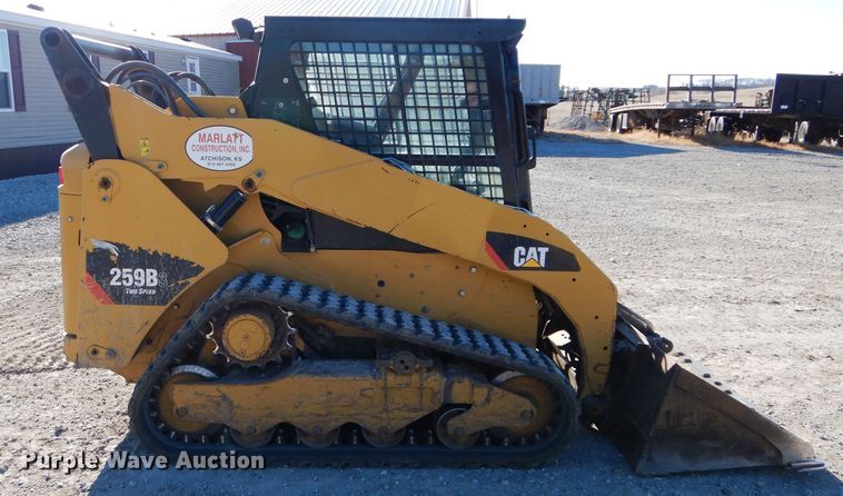 image for item DE2522 2012 Caterpillar 259B Series 3  tracked skid steer loader